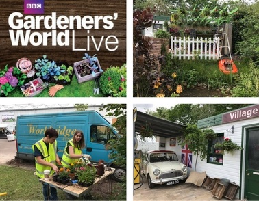 Team get ready for BBC Gardeners' World Live!