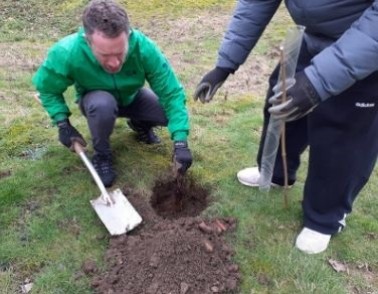 105 Woodland Trust trees planted by Workbridge